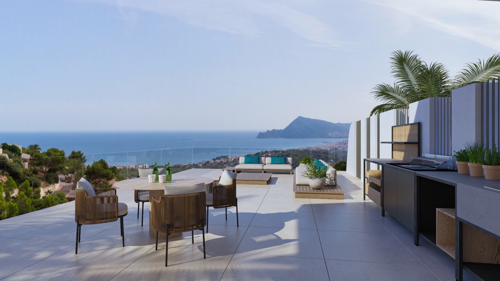 Luxe villa met panoramisch uitzicht in Altea