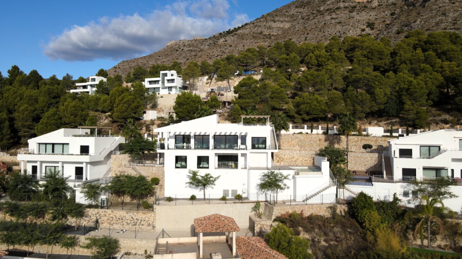 Luxury villa with spectacular panoramic sea and mountain views for sale in Altea.