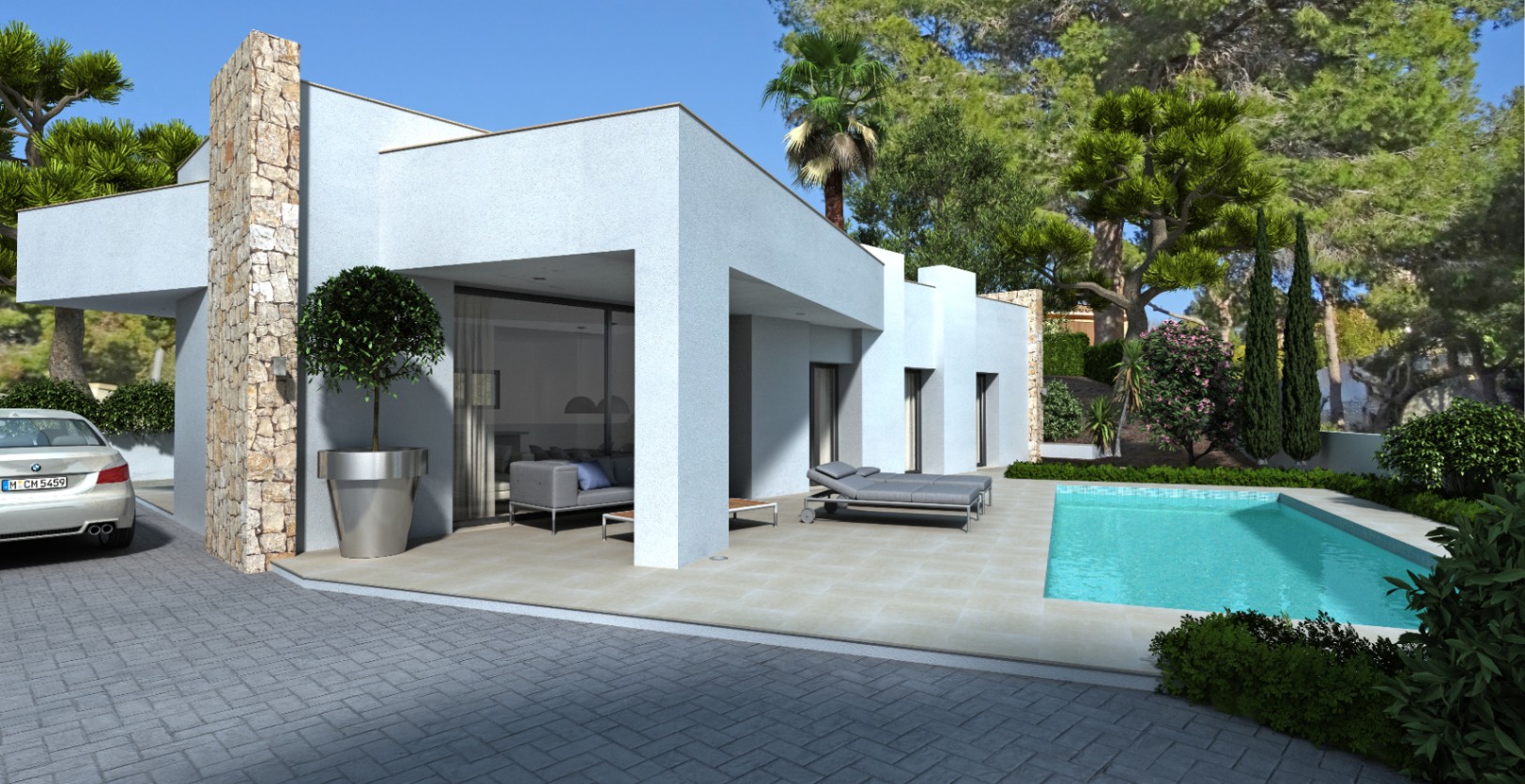 VILLA UNDER CONSTRUCTION JUST 500M FROM THE SEA IN CALPE