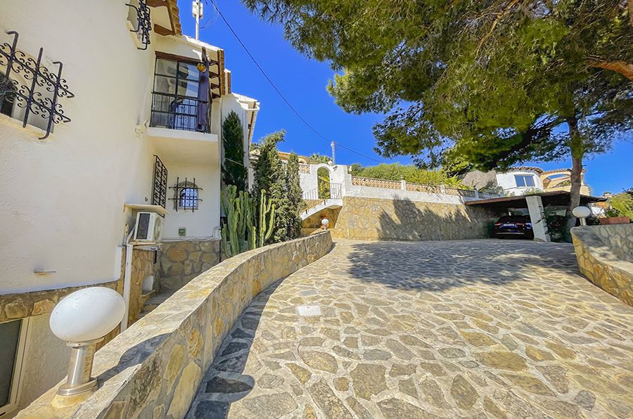 Mediterranean villa with panoramic sea views