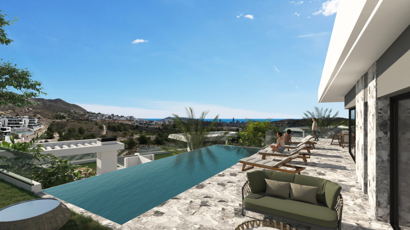 Développement exclusif : 5 villas de luxe à Finestrat avec vue sur la mer et la montagne !