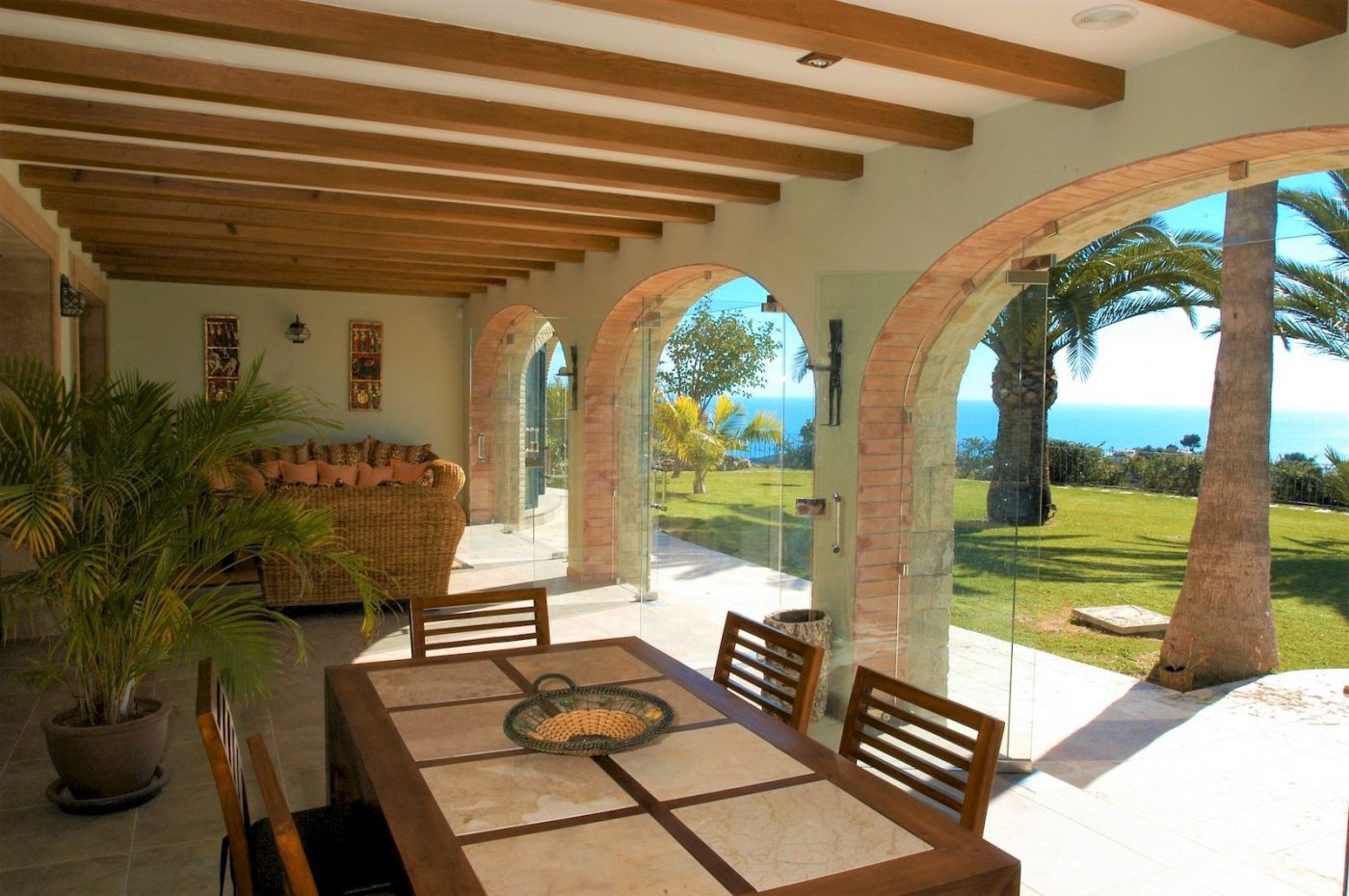 Beautiful unique Mediterranean style villa in Moraira with sea views