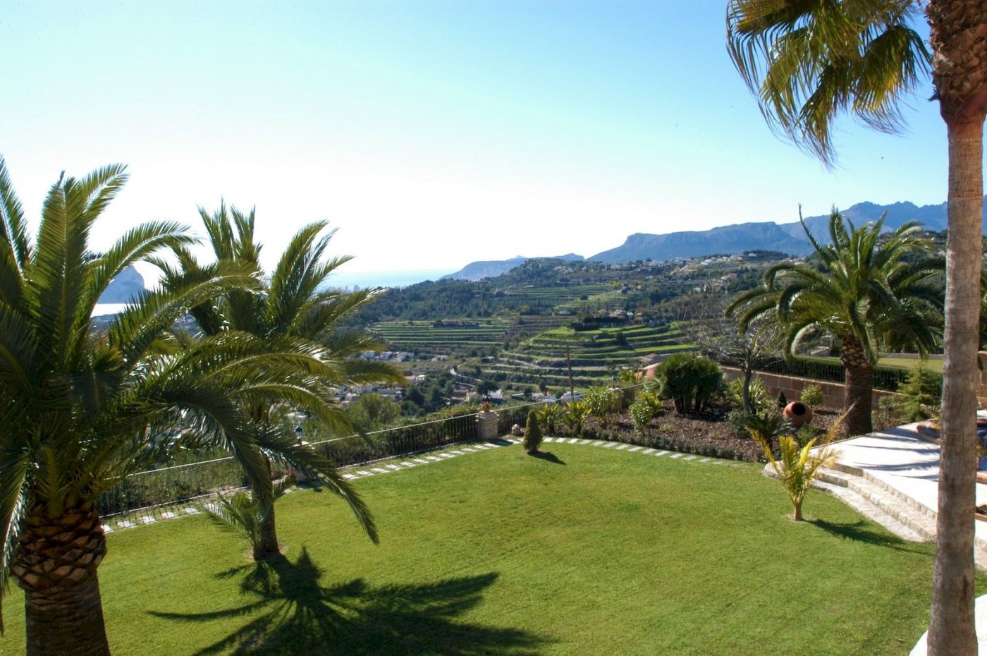 Prachtige unieke villa in mediterrane stijl in Moraira met uitzicht op zee