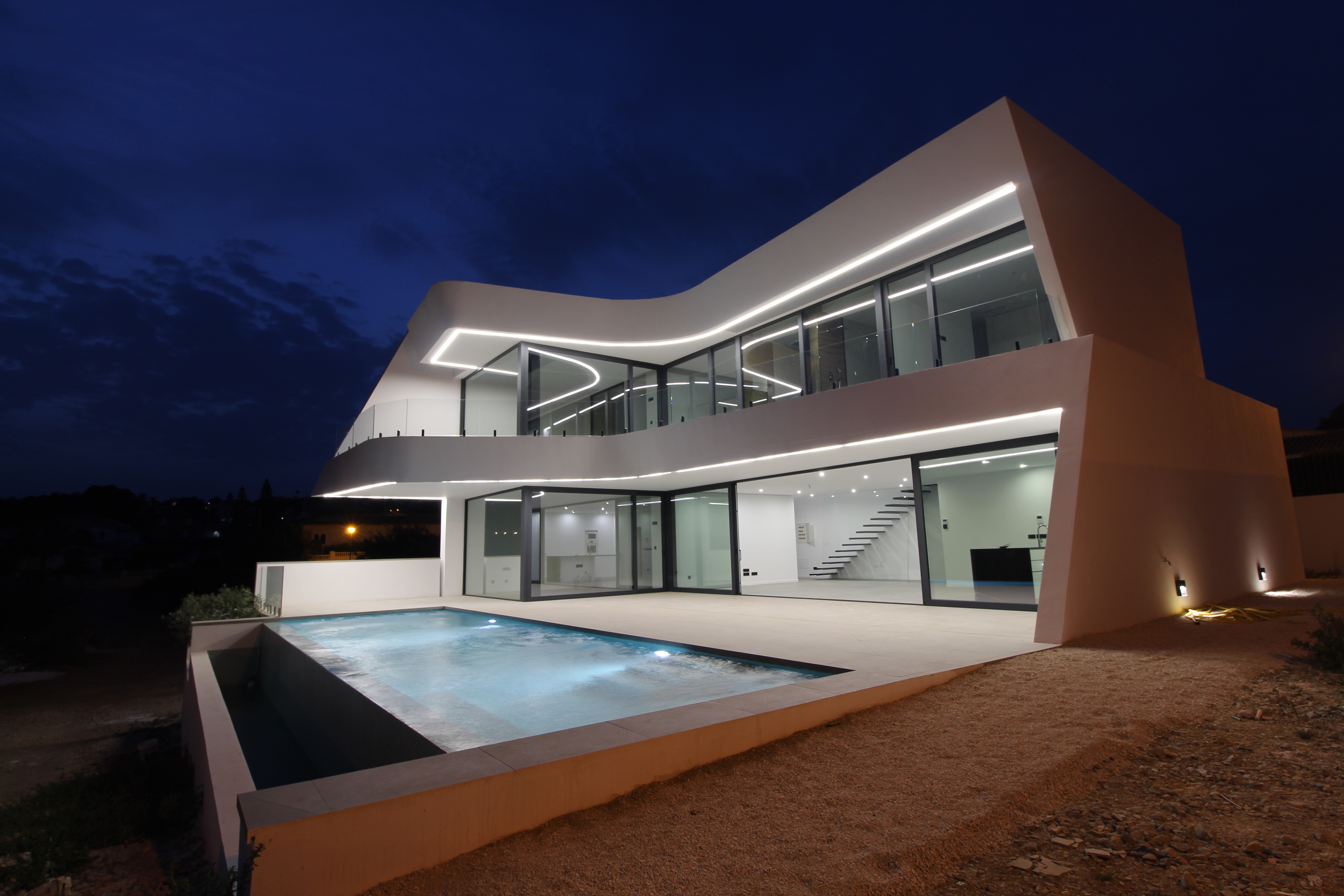 Nieuwe luxe villa in Calpe