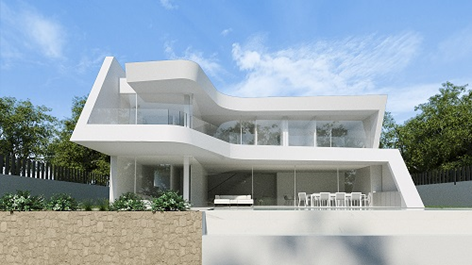 Nieuwe luxe villa in Calpe