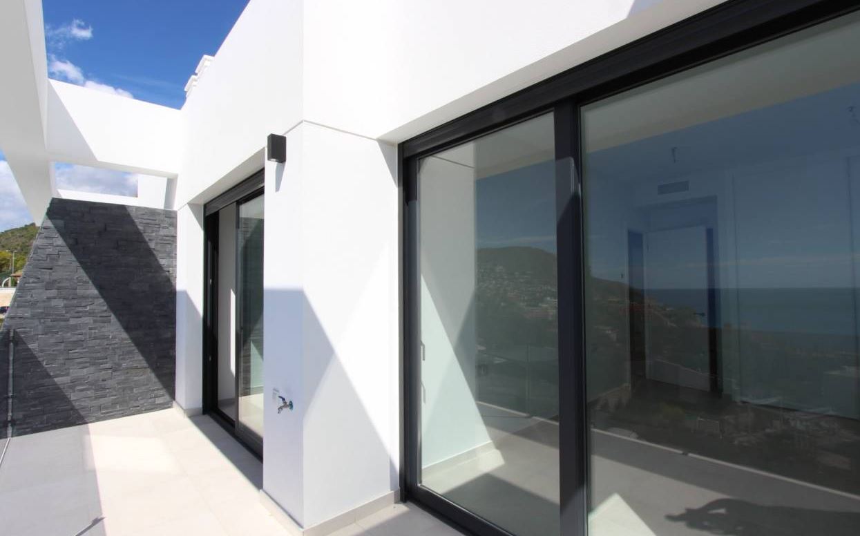Modern villas with panoramic views