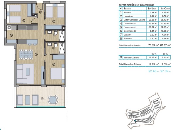 Projekt - zestaw apartamentów w Alfaz del Pi