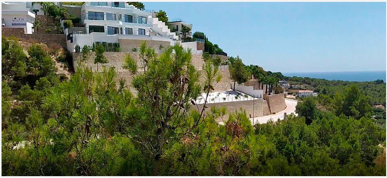 Moderna villa con vistas al mar en Benissa