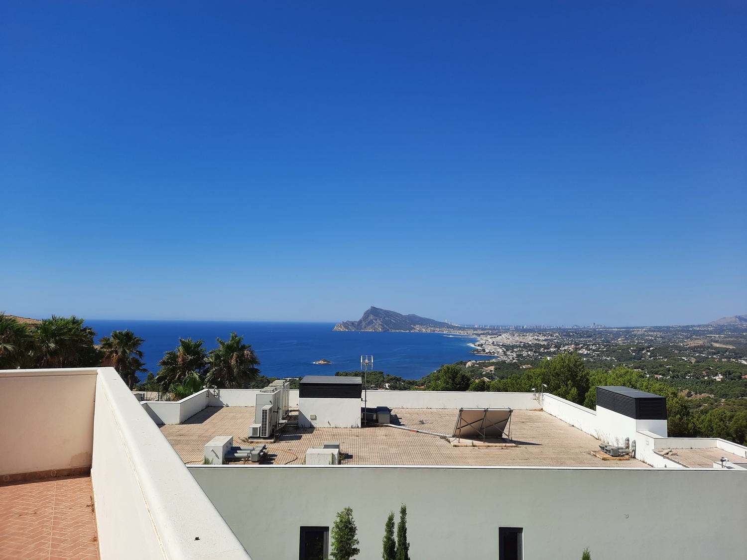Villa de style méditerranéen avec vue panoramique à Altea