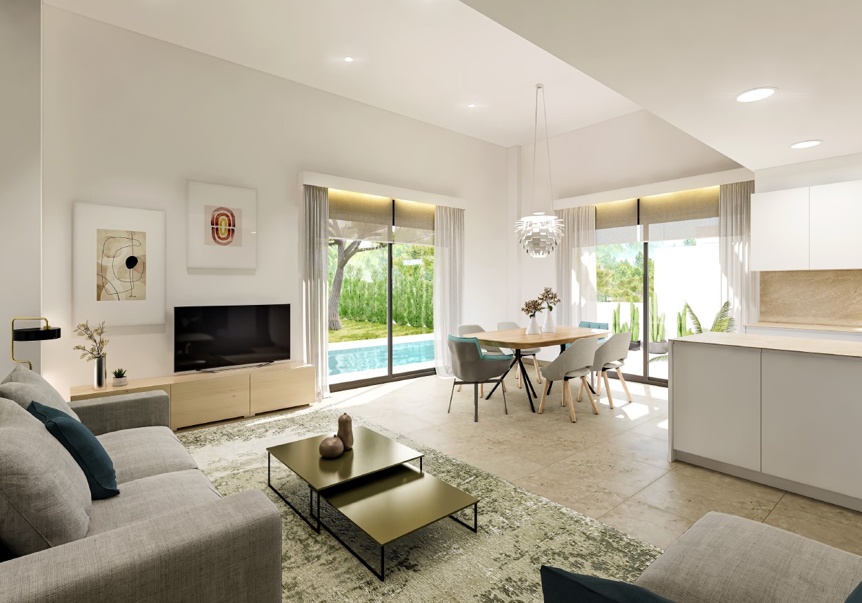 Nieuwbouw residentiële luxe villa's in Finestrat