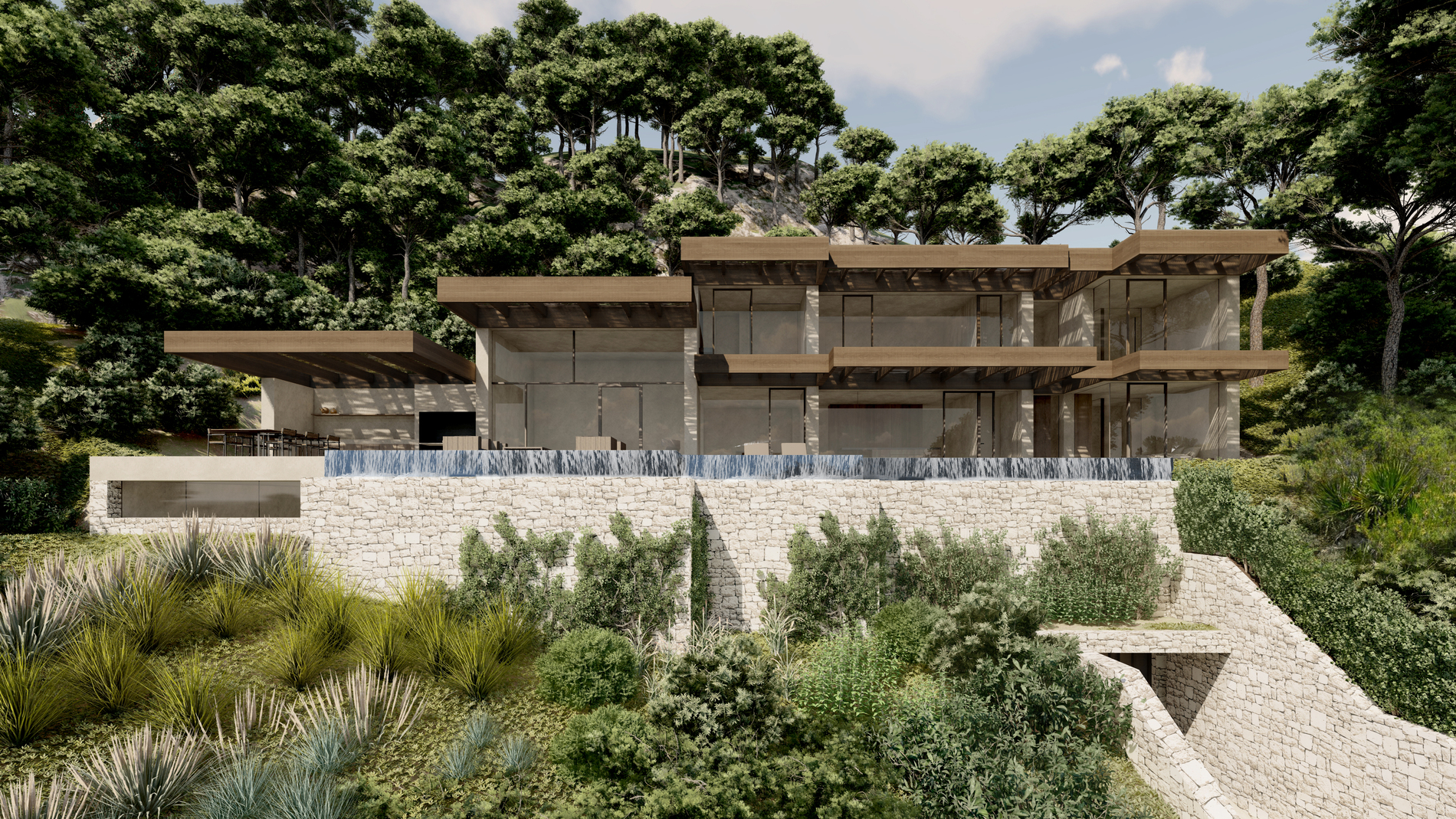 Villa de nueva construcción con vistas panorámicas al mar Mediterráneo