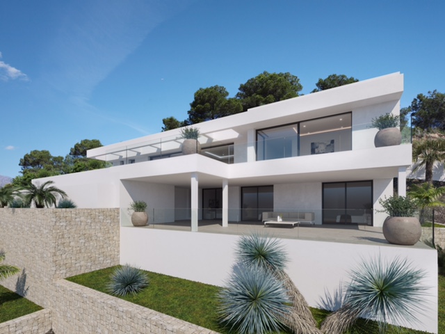 Plot with views of the sea and the Peñon d'Ifach