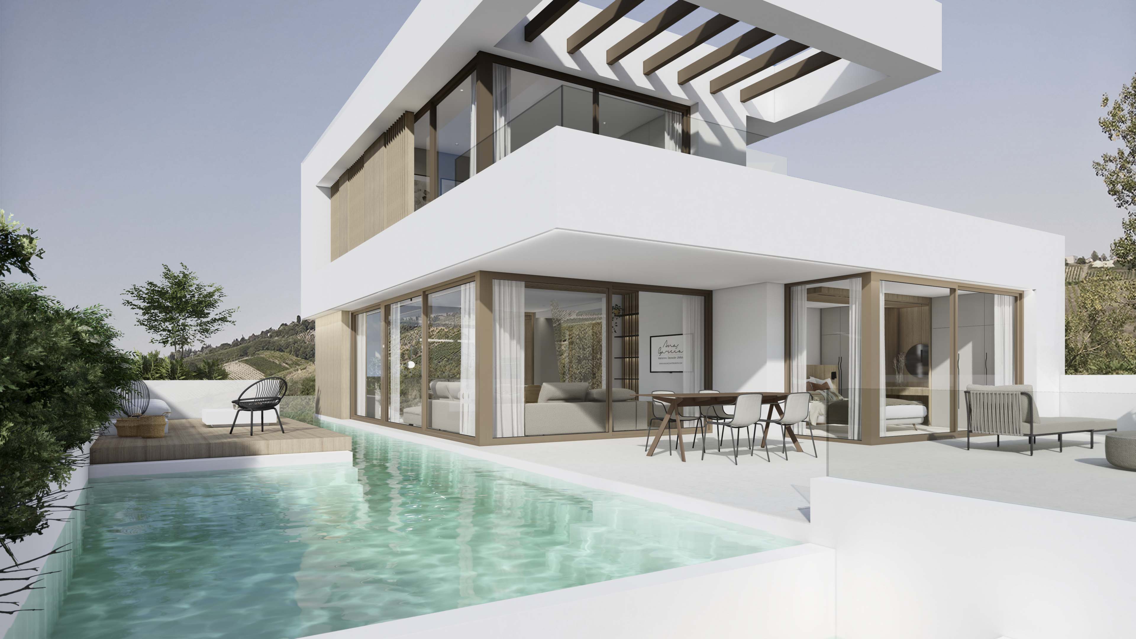 New construction residential of luxury villas in Finestrat