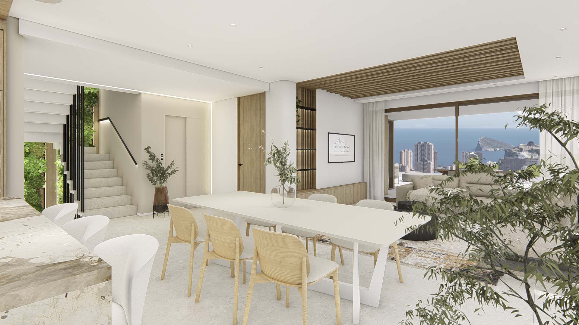 Nieuwbouw residentie van luxe villa's in Finestrat
